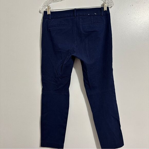 JCrew denim cropped skinny pants zipper on side size 4 - Picture 3 of 7